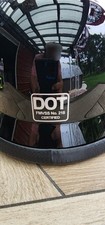 Meio capacete de motociclista leve rosto aberto aprovado pelo DOT para adultos comprar usado  Enviando para Brazil