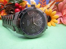 Geneva Diamond, relógio masculino blacktone desgaste ou revenda nova bateria lote D26, usado comprar usado  Enviando para Brazil