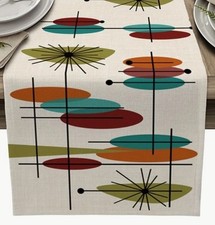Corredor de mesa MCM Design retrô Star Burst design escolha o tamanho comprar usado  Enviando para Brazil