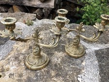 Paire chandeliers bougeoirs d'occasion  Arinthod