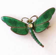Vintage enamel dragonfly for sale  SHREWSBURY