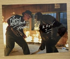ROBERT ENGLUND KEN KINZINGER ASSINADO FREDDY VS JASON 11X14 FOTO BAS BECKETT 2 comprar usado  Enviando para Brazil