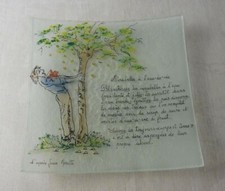 Assiette dessin peint d'occasion  Seingbouse