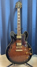 Guitarra elétrica semi-acústica Epiphone por Gibson SheratonII marrom Sunburst Coreia comprar usado  Enviando para Brazil