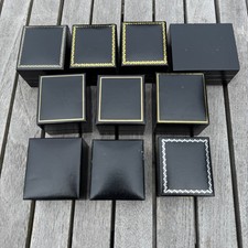 Black leatherette jewellery for sale  OXTED