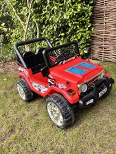 Kids red jeep for sale  TUNBRIDGE WELLS