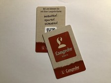 Geschenkkarte bäckerei langre gebraucht kaufen  Hannover