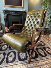 Stunning green leather for sale  EPSOM