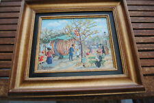Huile toile encadree d'occasion  Maillezais