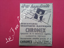 Chromex mans heated d'occasion  Expédié en Belgium