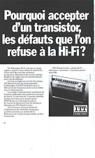 Publicite 1972 itt d'occasion  Le Luc
