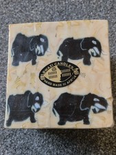 Patterned pillar candles for sale  HUDDERSFIELD