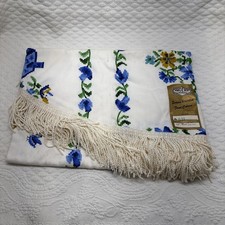 Toalha de mesa redonda vintage 1950s-60s Broderie Creations serigrafia 58" comprar usado Toalha de mesa redonda vintage 1950s-60s Broderie Creations serigrafia 58" comprar usado  Enviando para Brazil