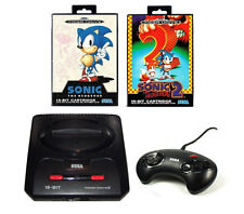 Usado, Console Sega Mega Drive 2 + Pad + cabo de alimentação e TV + Sonic 1 e 2!!! comprar usado  Enviando para Brazil