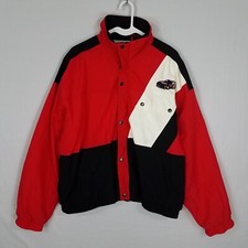 Jaqueta vintage anos 90 Norman Todd Nascar #99 zíper completo encaixe carro corporativo Indianápolis G comprar usado  Enviando para Brazil