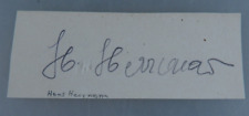 Autogramm hans herrmann gebraucht kaufen  Deutschland