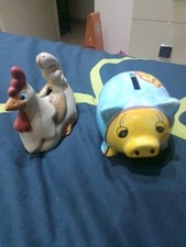 Coppia salvadanai animali usato  Ronciglione