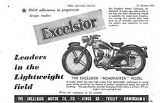 1951 advert excelsior for sale  SIDCUP