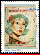 20-14 BRASIL 2020 CLARICE LISPECTOR, ESCRITORA, PESSOAS FAMOSAS, SEM MARCA DE CHARNEIRA comprar usado  Brasil 