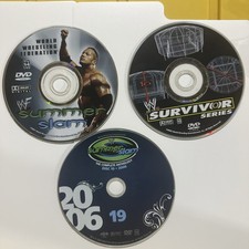 WWE DVD Lot Survivor Series 2003 Summer Slam 2001 Summerslam 2006 - Tested comprar usado  Enviando para Brazil