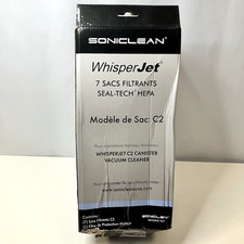 7 sacos de filtro Soniclean vasilha vácuo WhisperJet C2 Part# WJ-C2FB caixa aberta, usado comprar usado  Enviando para Brazil