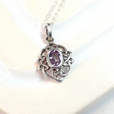 Pingente de nó celta vintage minúsculo de prata esterlina prata 925 real comprar usado  Enviando para Brazil