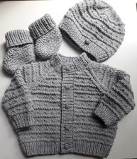 Hand knitted baby for sale  LEEDS