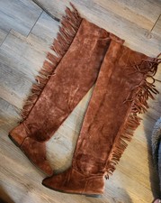 Tan y2k suede for sale  DEVIZES