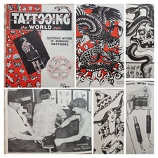 Usado, antigo 1947 original Milton Zeis anúncio tatuagem mag máquina flash 20 peças comprar usado  Enviando para Brazil