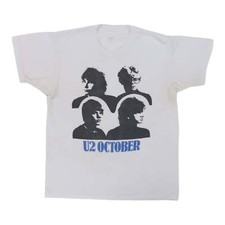 Camisa de outubro vintage da década de 1980 U2 tamanho: 19" comprar usado  Enviando para Brazil