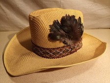 Mens straw hat for sale  NEWTON-LE-WILLOWS