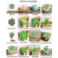 Planta artificial retrô suculentas planta jardim enfeite falso decoração para casa beleza comprar usado  Enviando para Brazil