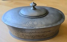 Zinn dose hausgebackenes gebraucht kaufen  Dortmund