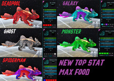 Ark survival ascended pve Maeguana TOP STAT MAX JEDZENIE DEADPOOL MONSTER dorośli na sprzedaż  Wysyłka do Poland