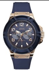 Relógio Guess Feminino Rigor Multi Mostrador Pulseira de Silicone W0247G3 Nova Bateria, usado comprar usado  Enviando para Brazil