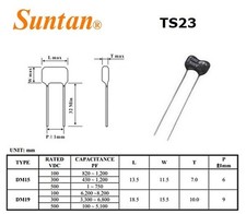 Suntan 390pf 500v usato  Folignano
