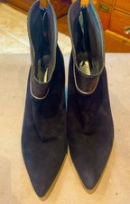 Black suede peter for sale  YORK