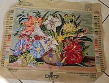 Canevas fini fleurs d'occasion  Luxeuil-les-Bains