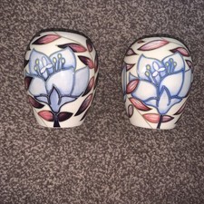 Moorcroft pottery pair for sale  KIRKCALDY