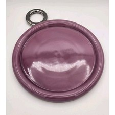 Placa de barra circular Anthropologie ARLO grés vitrificado lavanda roxo 11" nova sem etiquetas comprar usado  Enviando para Brazil