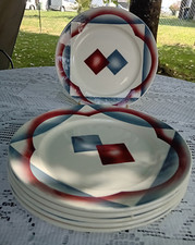 Assiettes plates art d'occasion  Montpon-Ménestérol