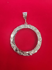Moldura de moeda prata 0,925 compatível com 40,5 mm ou qualquer Libertad 1997‐2024 (estilo pepita) comprar usado  Enviando para Brazil