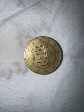 2002 G , Niemiecka 50 euro centów Brama Brandenburska rzadka moneta na sprzedaż  Wysyłka do Poland