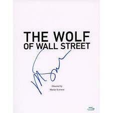 Martin Scorsese Capa Do Filme Assinado Script Lobo De Wall Street Autografado acoa 3, usado comprar usado  Enviando para Brazil
