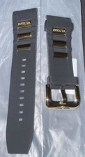 Autêntico Relógio Invicta Signature Pulseira Preto/Dourado Poliuretano 26mm NOVO comprar usado  Enviando para Brazil