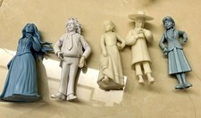 Pacote com 5 bonecos NECA Beetlejuice Beetlejuice Toony Terror 5" protótipo tiro de teste comprar usado  Enviando para Brazil