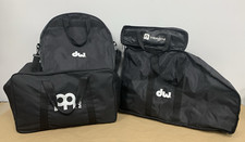 Usado, Estojo de viagem de percussão bolsa gig lote misto Meinl Cajon DW Hi Hat Vangoa comprar usado  Enviando para Brazil