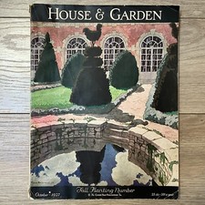 HOUSE & GARDEN Magazine October 1927 Ads Architecture Clean Fall Decorating comprar usado  Enviando para Brazil