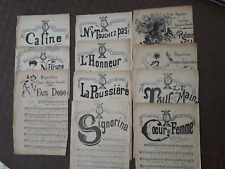 Partitions anciennes répertoi d'occasion  Nice-