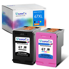 Compatível com cartucho de tinta genérico 67XL HP DeskJet 1255 2722 2732 2752 2755 comprar usado  Enviando para Brazil